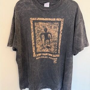 Vintage 90s Molokai Fish And Dive Hawaii Surfer Fish T Shirt Size XL